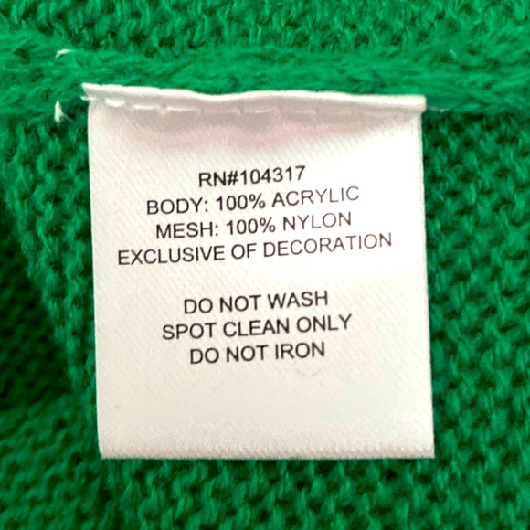 DEREK HEART Ugly Christmas Sweater Big Bow Jingle Bell Tulle Dress Size M - Picture 7 of 7